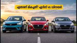 ടാറ്റ ഏറിസ് എത്തി; ഡിസയറിനെയും ഓറയെയും വെല്ലുവിളിക്കുന്ന വിലയും ഫീച്ചറുകളും അറിയാം