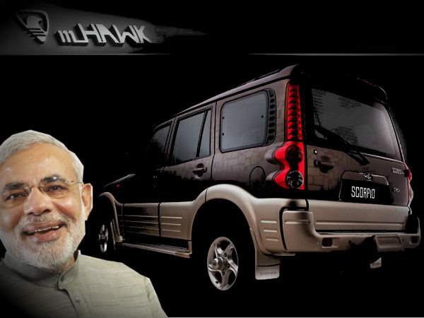 നരേന്ദ്ര മോഡിയുടെ കാര്‍