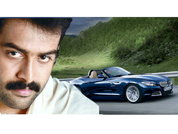 പൃഥ്വിരാജിന്‍റെ സെഡ്4 റോഡ്‍സ്റ്റര്‍