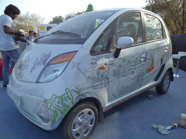 നാനോയില്‍ ഗ്രാഫിറ്റിയെഴുതുമ്പോള്‍...