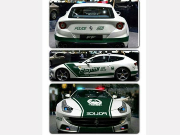 ദുബൈ പൊലീസില്‍ ഫെരാരിയും