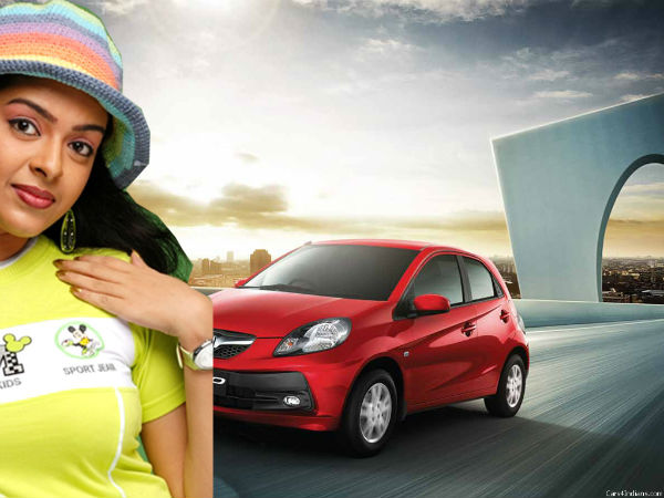 രാധികയുടെ ഹോണ്ട ബ്രിയോ