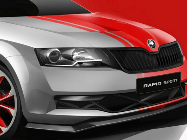 സ്കോഡ റാപിഡ് സ്പോര്‍ട് സ്കെച്ചുകള്‍