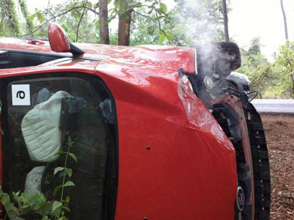 ഇക്കോസ്പോര്‍ട് ആക്സിഡന്‍റ്