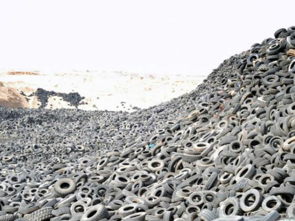 Biggest tyre graveyard