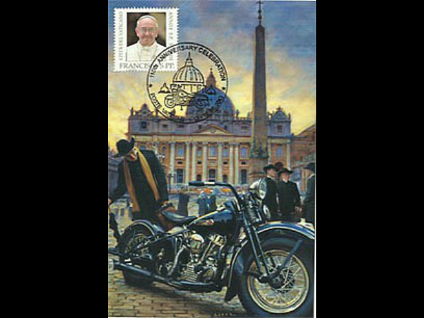 Pope Francis Blesses Bikers