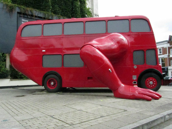 David Cerny's London Booster Bus