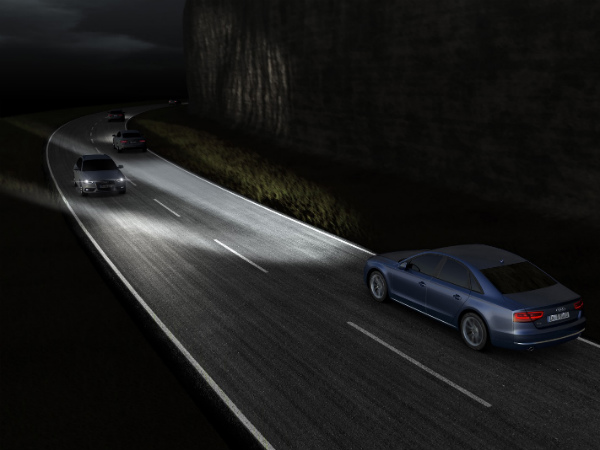 2014 Audi A8 Facelift Matrix Headlights