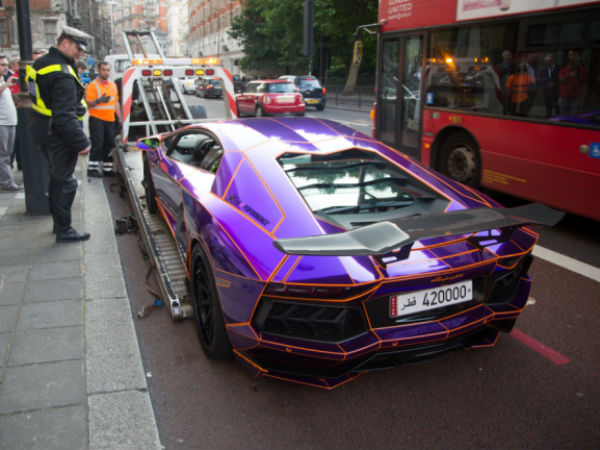 Qatari Prince's Aventador Seized In London 