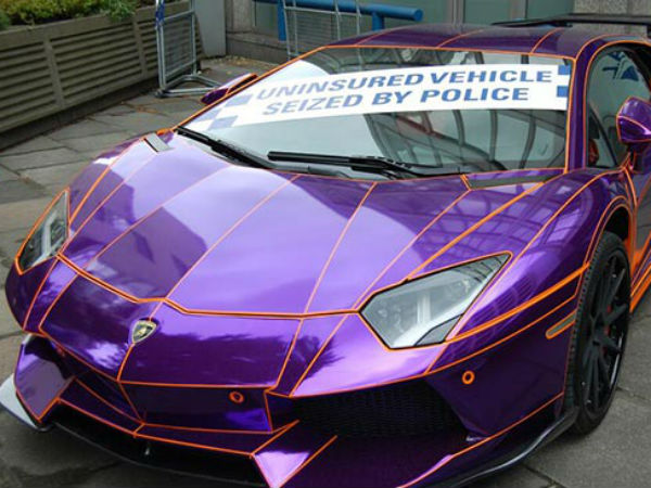 Qatari Prince's Aventador Seized In London 