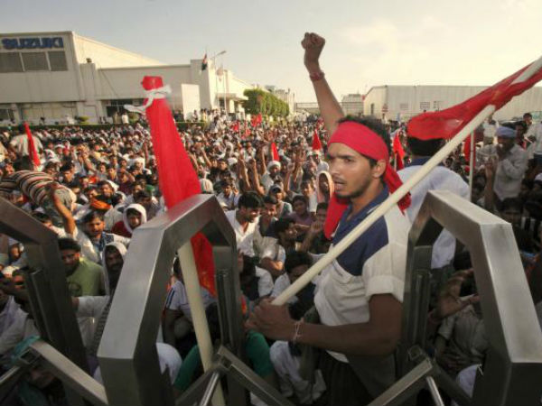 Maruti Suzuki Workers donate a day’s salary