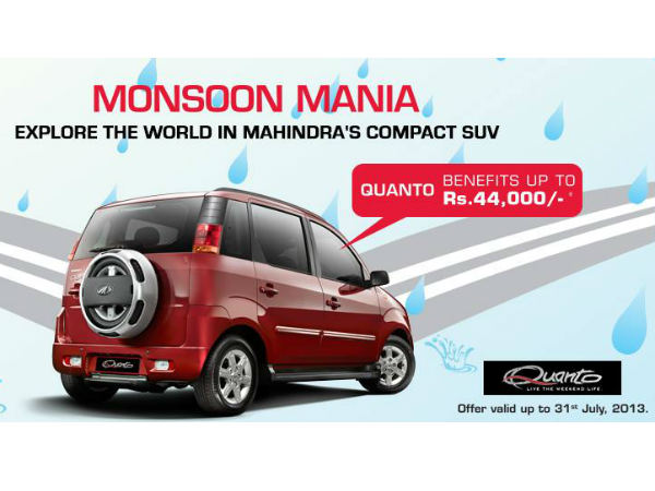 Mahindra Quanto Discounts