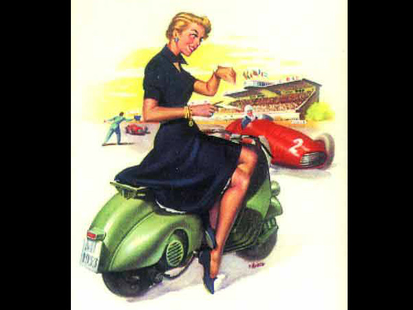 ക്ലാസിക് വെസ്പ സ്കൂട്ടർ പോസ്റ്ററുകള്‍