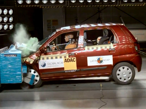 Alto K10 Rated zero In Latin NCAP Crash Test