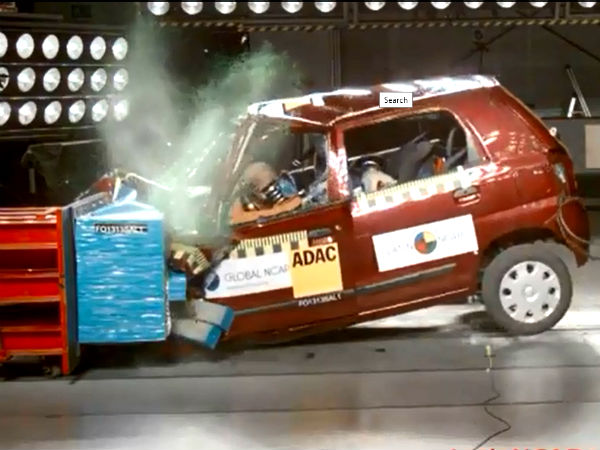 Alto K10 Rated zero In Latin NCAP Crash Test