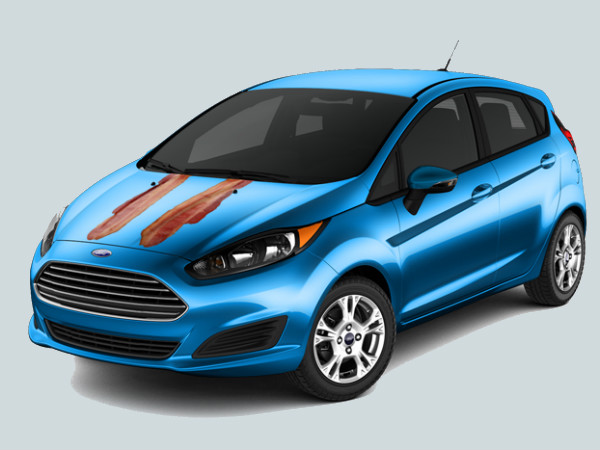 Ford Intros Bacon Wrap Graphics For Fiesta