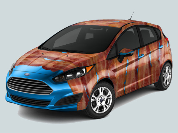 Ford Intros Bacon Wrap Graphics For Fiesta