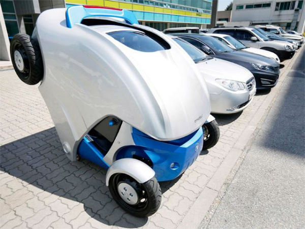 Armadillo-T Electric Car - A Foldable Urban Car