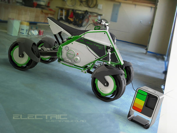 Quad Electric ATV For Urban Youth 