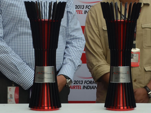 2013 Formula1 Airtel Indian Grand Prix Trophy