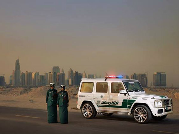 The Dubai Police Tuned G63 AMG To Brabus B63S 700 Widestar