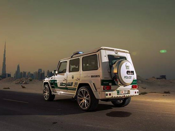 The Dubai Police Tuned G63 AMG To Brabus B63S 700 Widestar