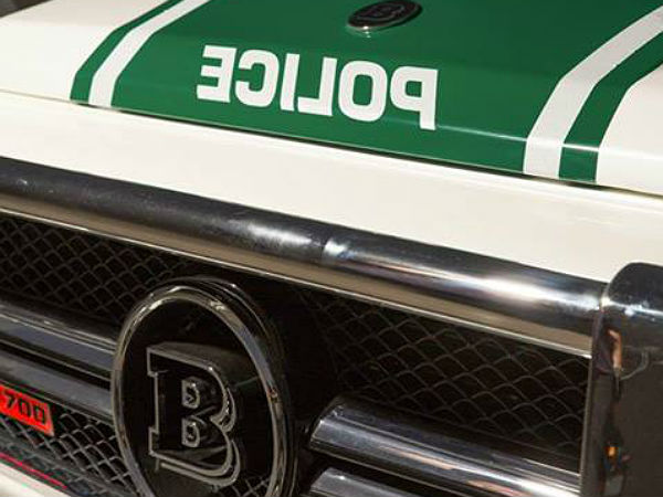 The Dubai Police Tuned G63 AMG To Brabus B63S 700 Widestar
