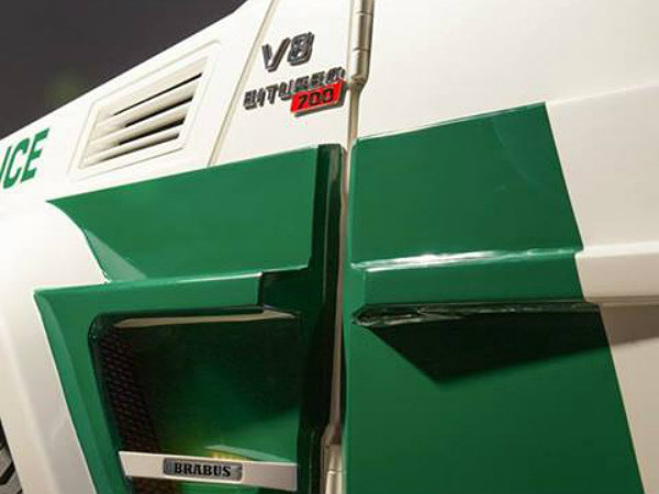 The Dubai Police Tuned G63 AMG To Brabus B63S 700 Widestar