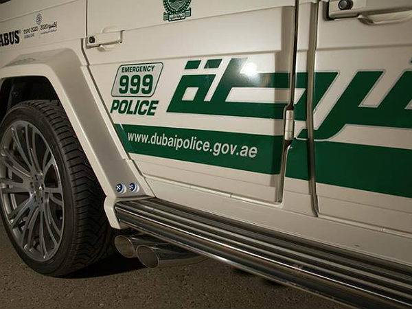 The Dubai Police Tuned G63 AMG To Brabus B63S 700 Widestar