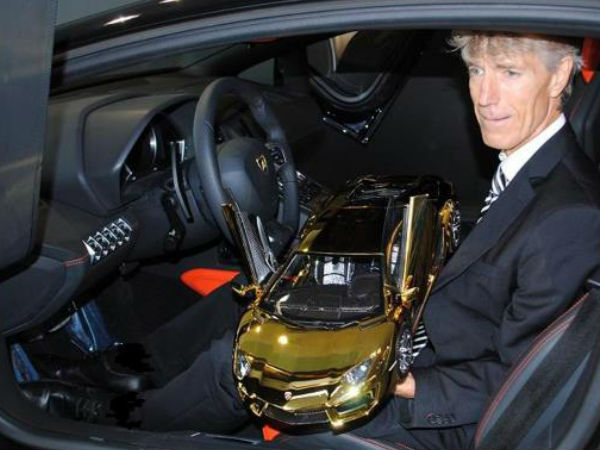 Most expensive gold Lamborghini Aventador