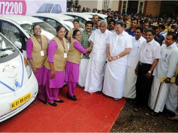 Flag Off For Kudumbasree Travels