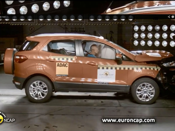 Ford EcoSport Euro NCAP Crash Test Results
