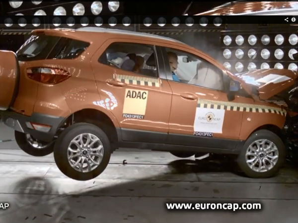 Ford EcoSport Euro NCAP Crash Test Results