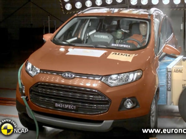 Ford EcoSport Euro NCAP Crash Test Results