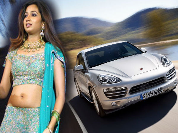 ശ്രേയയുടെ ഇഷ്ടവാഹനം