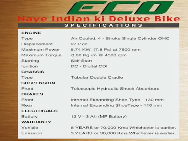 ഹീറോ എച്ച്ഫ് ഡീലക്‌സ് ഈക്കോ ലോഞ്ച് ചെയ്തു