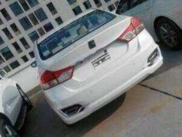 മാരുതി സിയാസിന്റെ ചാരപ്പടങ്ങള്‍ പുറത്ത്