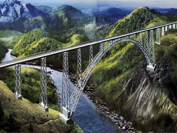 ചെനാബ് പാലം ചിത്രകാര ഭാവനയില്‍