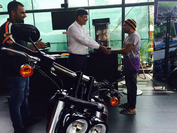 സിനിമാതാരം ബിനീഷ് കോടിയേരിയുടെ ഹാര്‍ലി ഫാറ്റ് ബോബ്