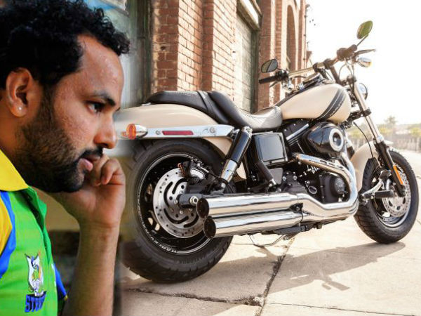 സിനിമാതാരം ബിനീഷ് കോടിയേരിയുടെ ഹാര്‍ലി ഫാറ്റ് ബോബ്