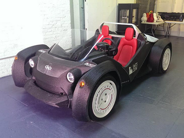 ലോകത്തിലെ ആദ്യത്തെ ത്രീഡി പ്രിന്റര്‍ കാര്‍ അവതരിച്ചു