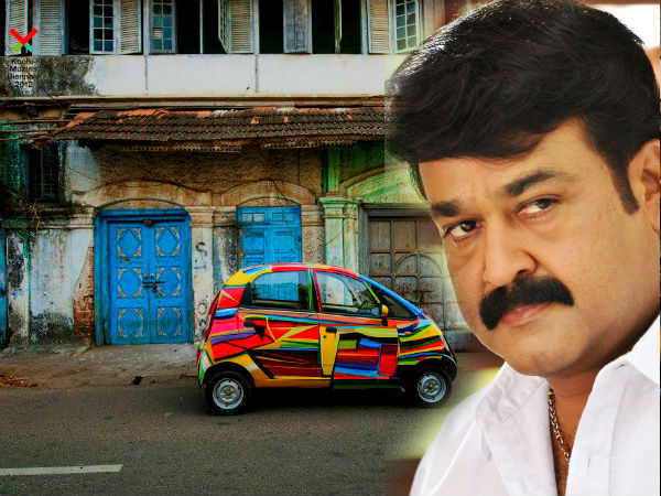 ലാലിന്റെ ടാറ്റ നാനോ ആര്‍ട് കാര്‍