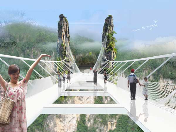 ചൈനയിലെ ഗ്ലാസ് പാലം