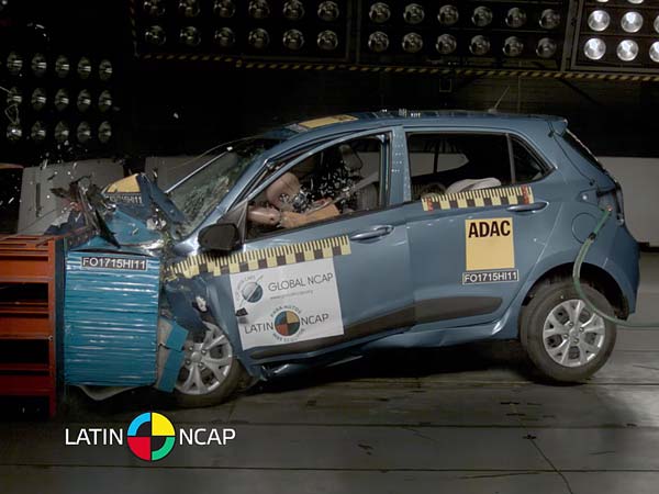 ഹ്യൂണ്ടായ് ഗ്രാൻഡ് ഐ10 ക്രാഷ് ടെസ്റ്റ് '0' നേടി