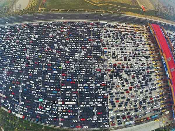 ബീജിങ്ങിലെ ട്രാഫിക് ജാം