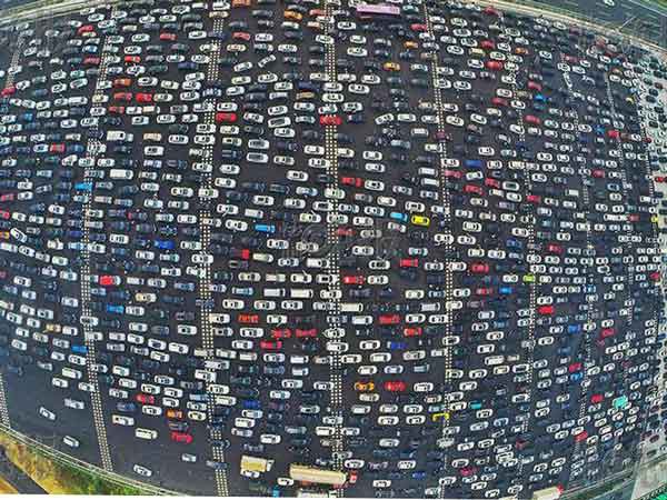 ബീജിങ്ങിലെ ട്രാഫിക് ജാം