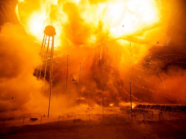 നാസയുടെ റോക്കറ്റ് പൊട്ടിത്തെറിക്കുന്നതിന്റെ ചിത്രങ്ങൾ പുറത്ത്