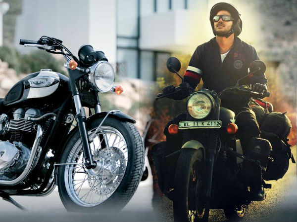 ദുൽഖറും ബാബുരാജും വാങ്ങിയ ട്രയംഫ് ബൈക്കുകൾ‌