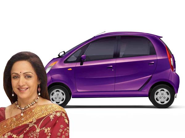 സ്വന്തമായി ഓടിക്കാൻ ഹേമമാലിനിക്കൊരു നാനോ