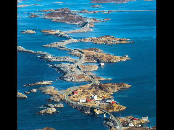 അതി മനോഹരവും അപകടമേറിയതുമായ റോഡ് യാത്ര അറ്റലാന്റിക്കിലൂടെ